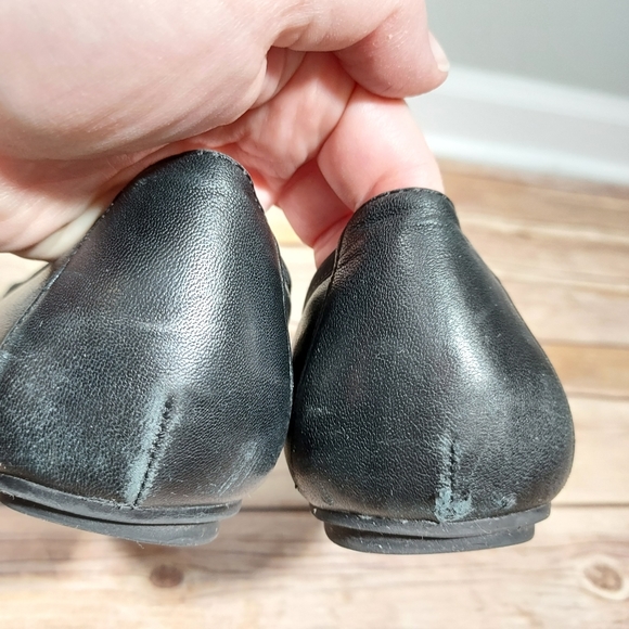 Vionic black leather Minna bow ballet flats 6.5 - Picture 7 of 12